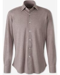 Fray - Plain Cotton Cashmere Shirt - Lyst