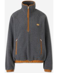 Ami Paris - Logo Fleece Sweatshirt - Lyst