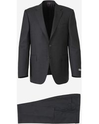 Canali - Striped Wool Two-Piece Suit - Lyst