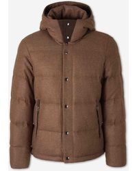 Montecore - Short Woolen Down Jacket - Lyst