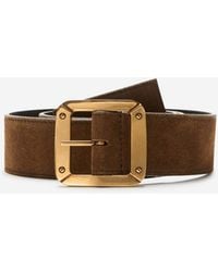 Acne Studios - Cinturón Suede - Lyst
