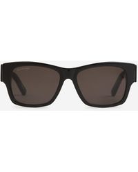 Balenciaga - Occhiali Da Sole Rettangolari Quadrati Max - Lyst