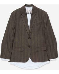 Acne Studios - Blazers À Carreaux - Lyst