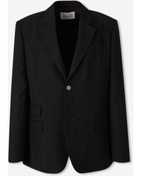 Ami Paris - Blazer Liscio E Dritto - Lyst