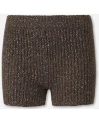ELY ELY - Wool Knit Shorts - Lyst