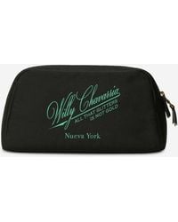 Willy Chavarria - Embroidered Logo Toiletry Bag - Lyst