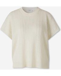 Peserico - Satin Ribbed T-Shirt - Lyst