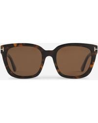 Tom Ford - Selby Rectangular Sunglasses - Lyst