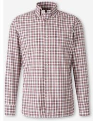 Luigi Borrelli Napoli - Check Pattern Shirt - Lyst