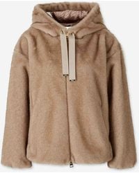 Herno - Chaqueta Capucha Pelo - Lyst