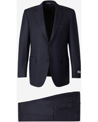 Canali - Plain Wool Suit - Lyst