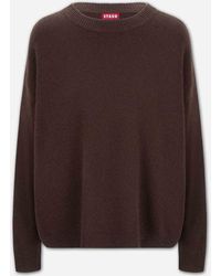 STAUD - Cashmere Crew Neck Sweater - Lyst
