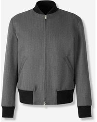Lardini - Giacca Bomber Lana - Lyst