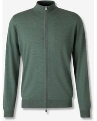 Santa Eulalia - Wool Cardigan Zipper - Lyst