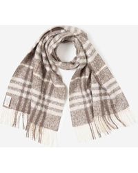 Santa Eulalia - Wool Check Scarf - Lyst