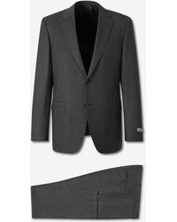 Canali - Straight Wool Suit - Lyst