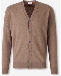 Santa Eulalia - Wool Knit Cardigan - Lyst