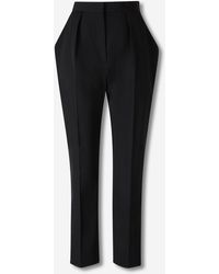 Balmain - Wool Dress Trousers - Lyst