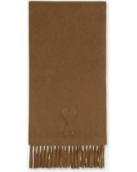 Ami Paris - Woll Logo Schal - Lyst