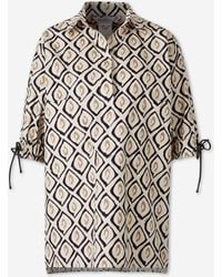 Max Mara - Loose Printed Blouse - Lyst