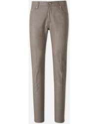 Marco Pescarolo - Cashmere Straight Trousers - Lyst