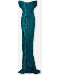 Marmar Halim - Maxi Ruched Dress - Lyst