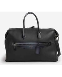 Santoni - Leather Travel Bag - Lyst