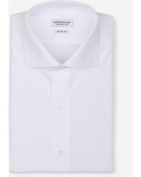 Santa Eulalia - Plain Slim Shirt - Lyst