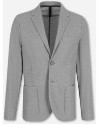 Harris Wharf London - Americana Recta Algodón - Lyst