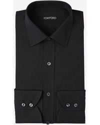 Tom Ford - Plain Cotton Shirt - Lyst