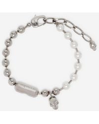 McQueen - Pulsera Calavera - Lyst
