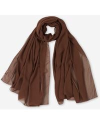 Santa Eulalia - Plain Silk Scarf - Lyst