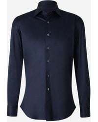 Fray - Micro Knit Shirt - Lyst