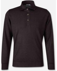 Santa Eulalia - Fine Merino Wool Polo Shirt - Lyst