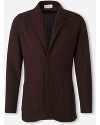 Lardini - Blazer Style Cardigan - Lyst