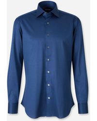 Fray - Micro Knit Shirt - Lyst