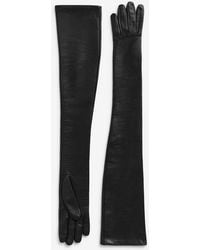TOTEME - Extra-Long Leather Gloves - Lyst