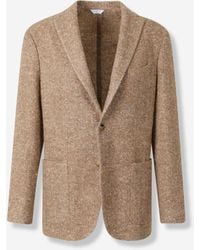 Boglioli - Blazer Spina Di Pesce Lana - Lyst