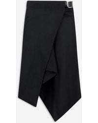 The Attico - Mini Wrap Skirt - Lyst