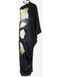 Silvia Tcherassi - Asymmetrical Neckline Dress - Lyst