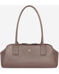 Courreges - Borsa A Strisce Medie - Lyst