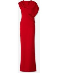 Roland Mouret - Asymmetrical Maxi Dress - Lyst