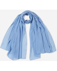 Santa Eulalia - Plain Silk Scarf - Lyst