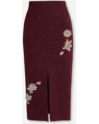Erdem - Strick-Midi-Rock - Lyst
