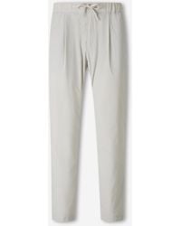 Herno - Technical Straight Leg Trousers - Lyst