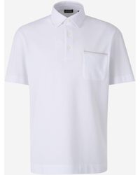ZEGNA - Polo Liso Bolsillo - Lyst