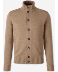 Zanone - Wool Knit Cardigan - Lyst