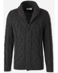 Gran Sasso - Braided Wool Cardigan - Lyst