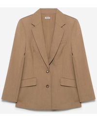 Jonathan Simkhai - Pleated Blazer Moren - Lyst