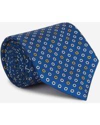 Santa Eulalia - Geometric Silk Tie - Lyst